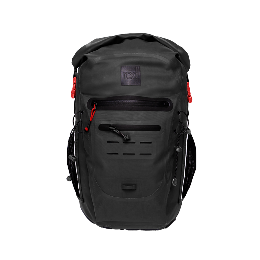 Red Original Adventure Waterproof Backpack 30L Obsidian Black