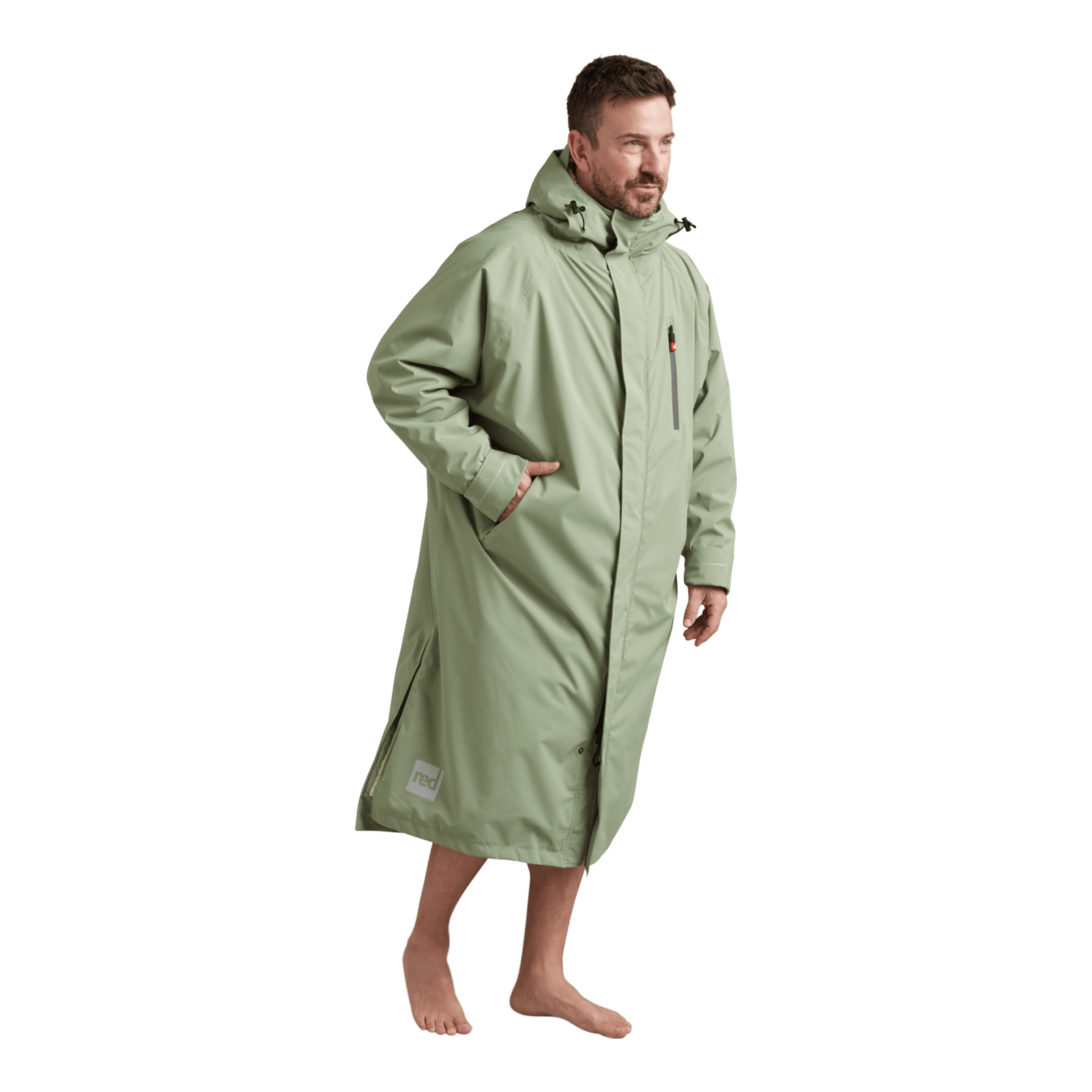 Men's Long Sleeve Dry Waterproof Changing Robe Alter Evo - Sage Green