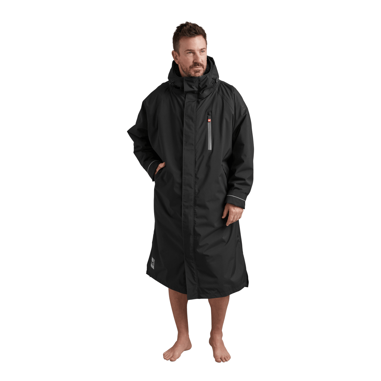 Men's Long Sleeve Dry Waterproof Changing Robe Alter Evo - Stealth Black