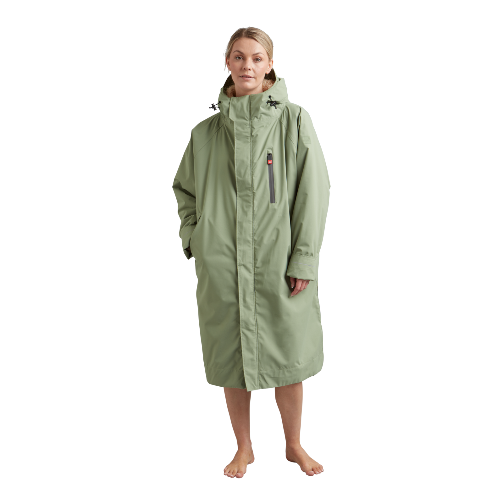 Women's Long Sleeve Dry Waterproof Changing Robe Alter Evo - Sage Green