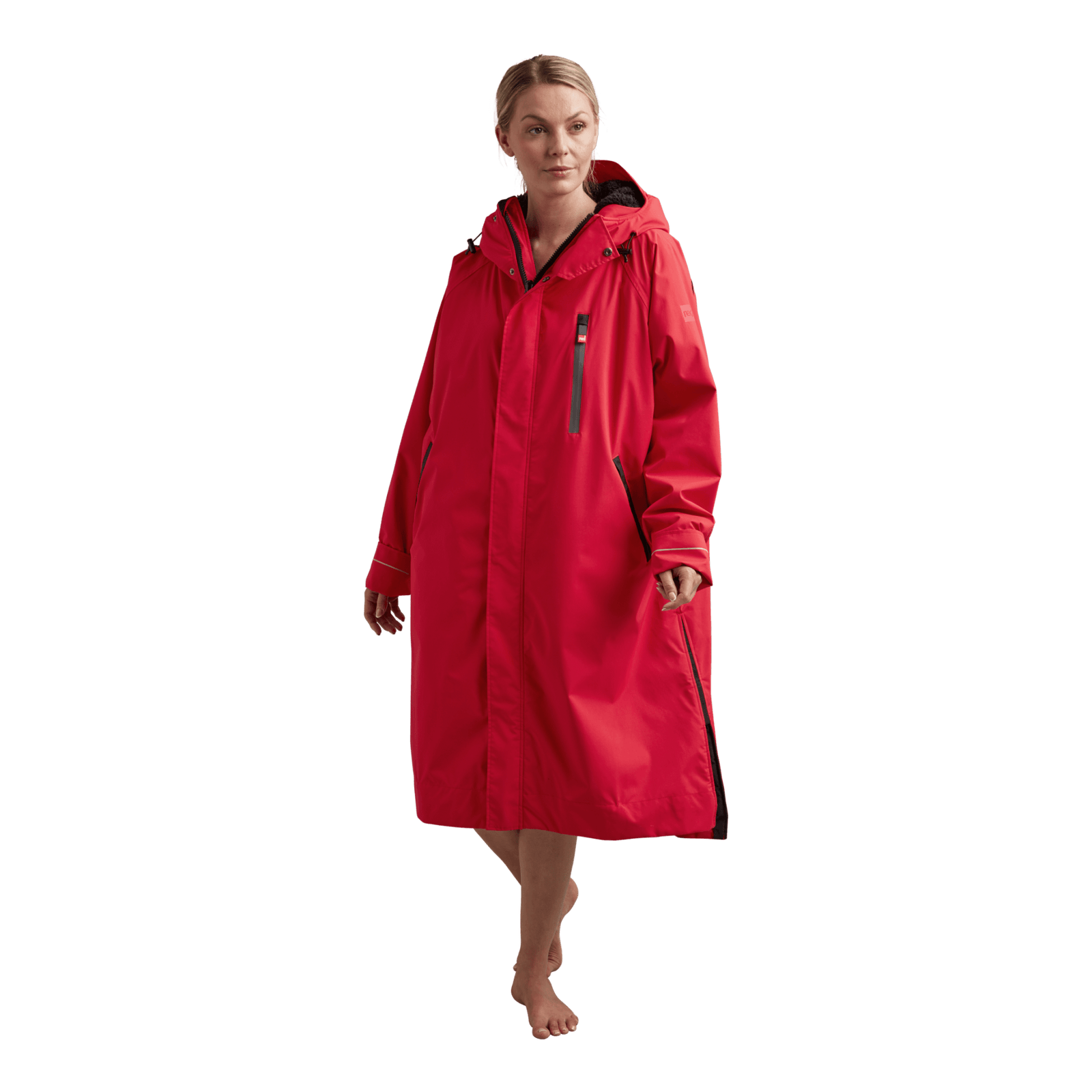 Women's Long Sleeve Dry Waterproof Changing Robe Alter Evo - Siren Red
