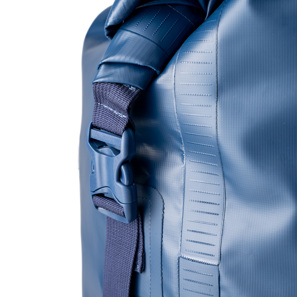 Waterproof Roll Top Dry Bag Backpack 60L - Ocean Blue