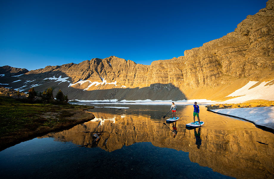 SUP Hike in the Swan Mountains