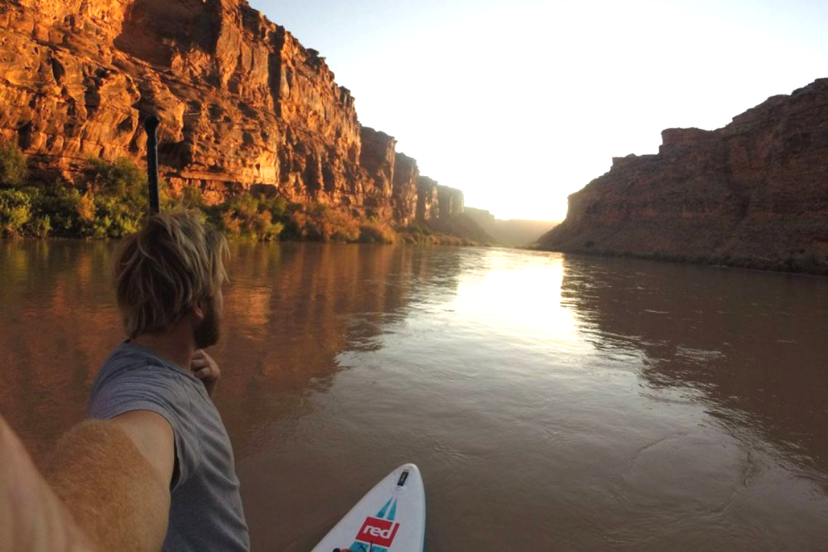 Paddleboarding the Colorado River