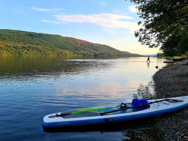 Paddleboarding in the Lake District, Coniston Water