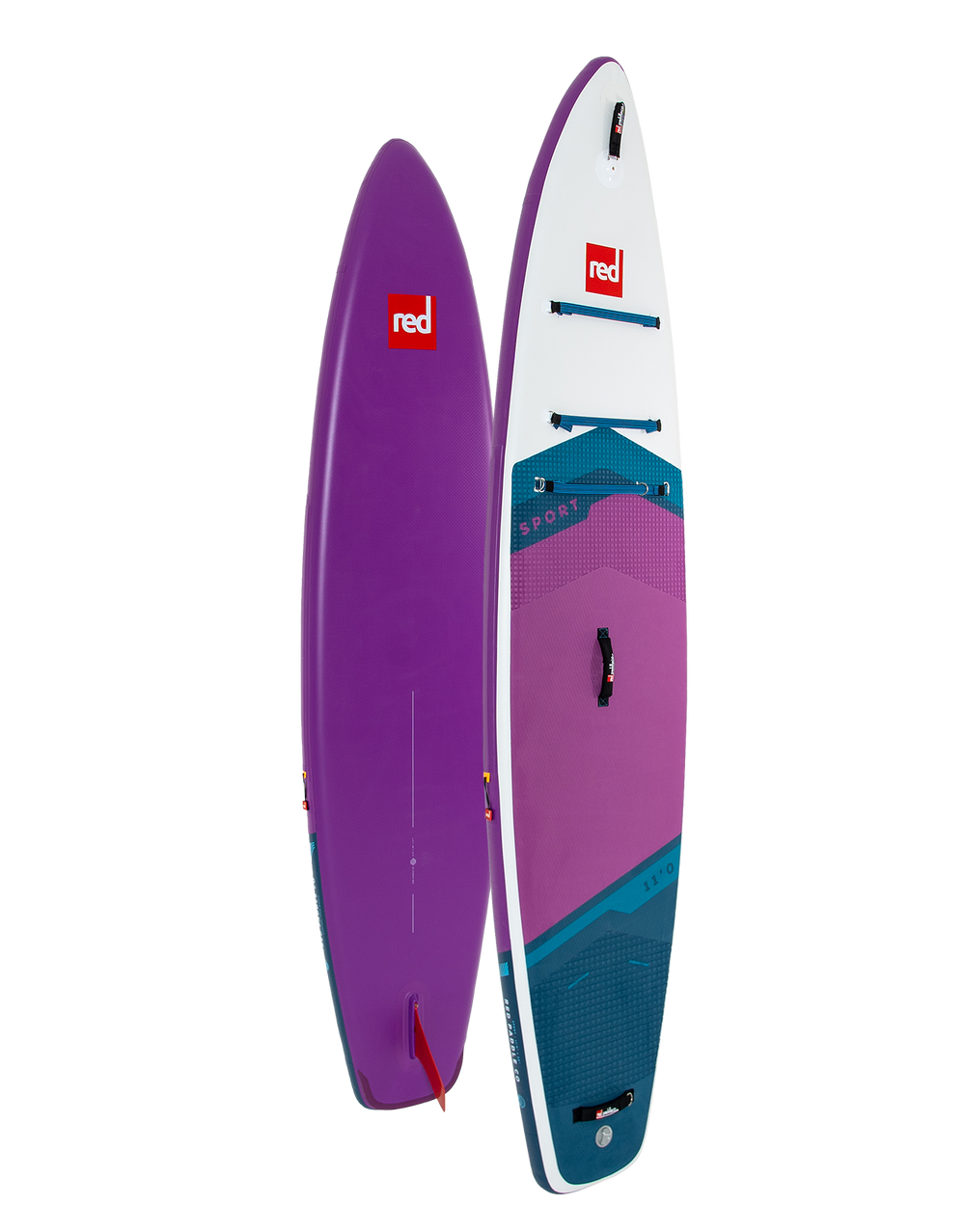 11'0" Sport Purple MSL Inflatable Paddle Board Package.