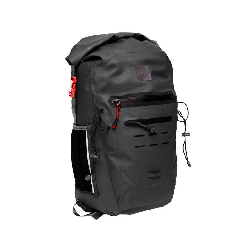 Red Original Adventure Waterproof Backpack 30L Obsidian Black