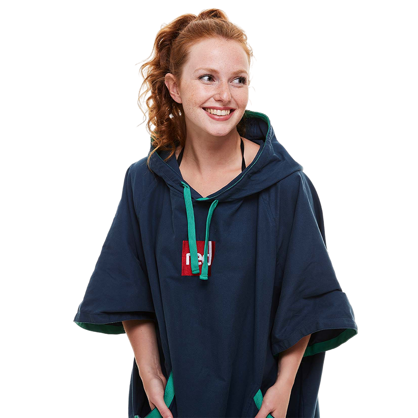 Women's Quick Dry Microfibre Changing Robe - Navy