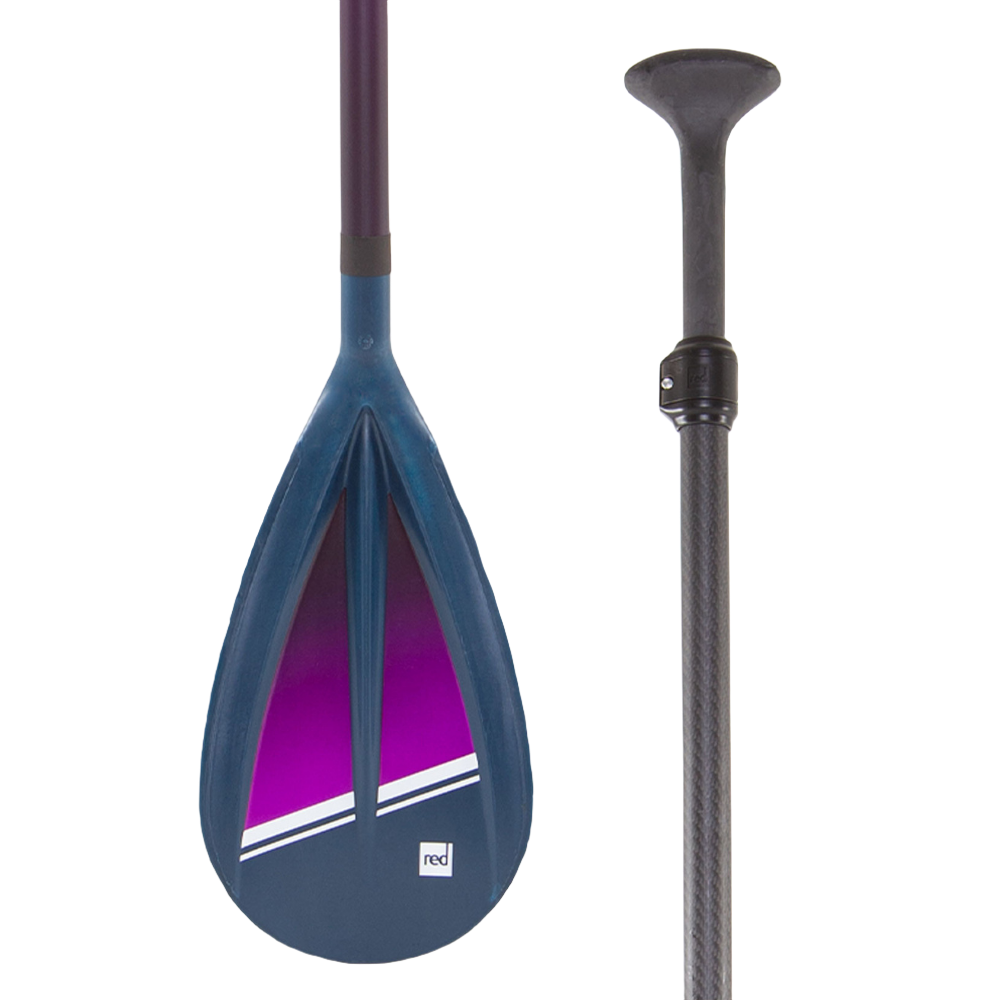 Hybrid Tough Purple Adjustable SUP Paddle