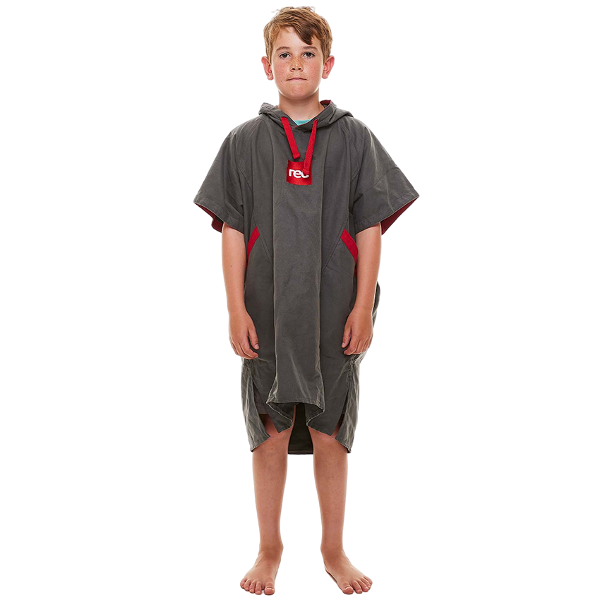 Kids Quick Dry Microfibre Changing Robe - Grey