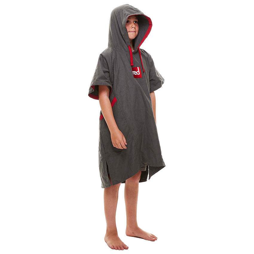 Kids Quick Dry Microfibre Changing Robe - Grey