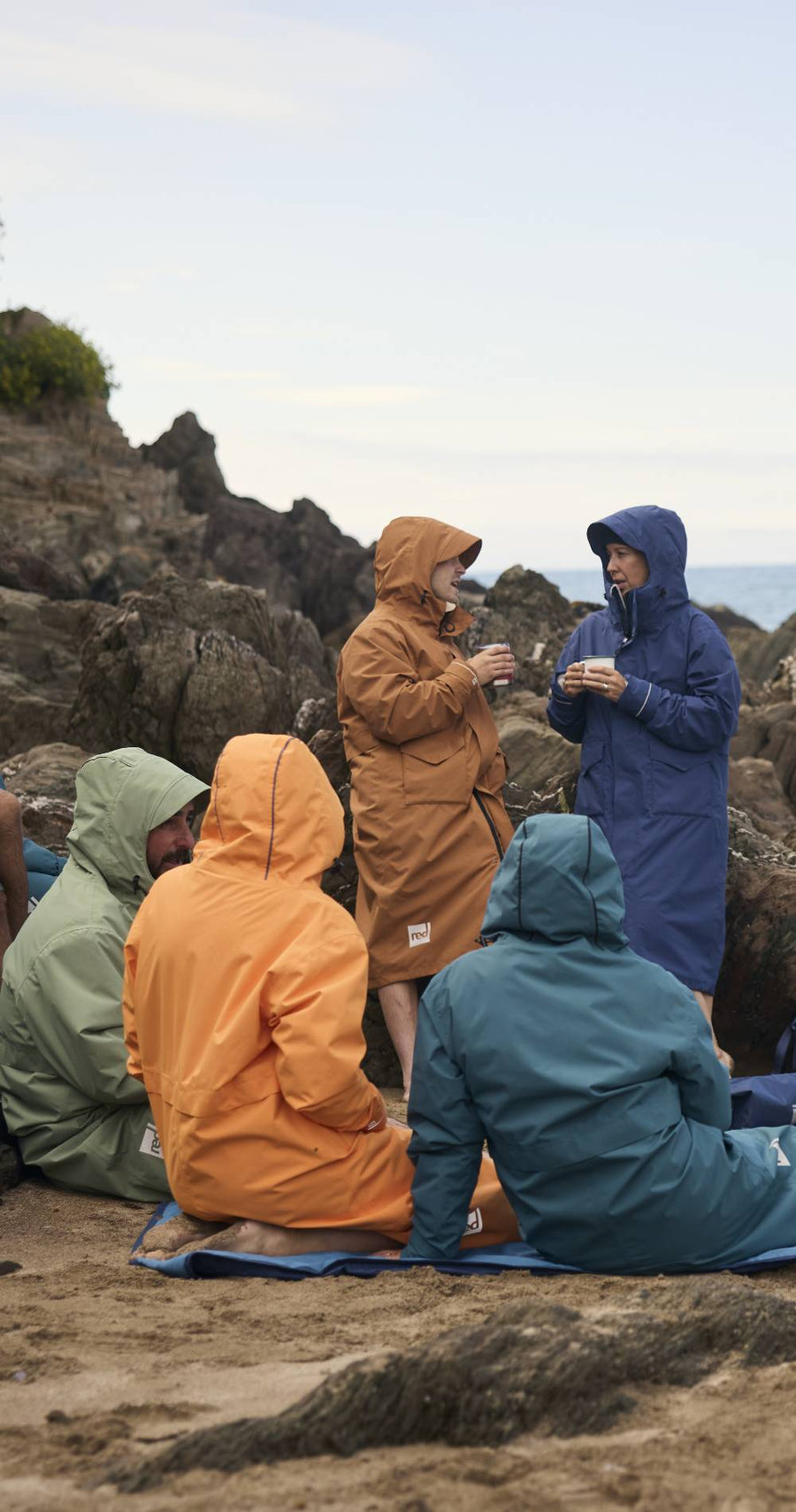 EVO Pro Waterproof Slimline Parka Jacket Red Equipment USA