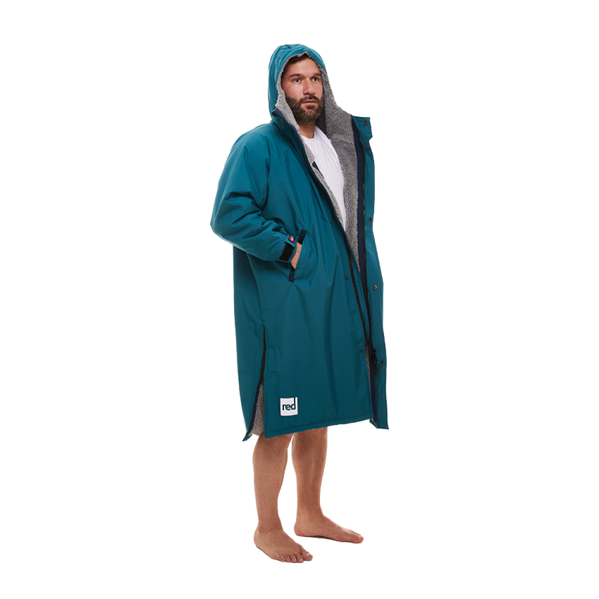 Men's Long Sleeve Pro Change Robe EVO - Teal