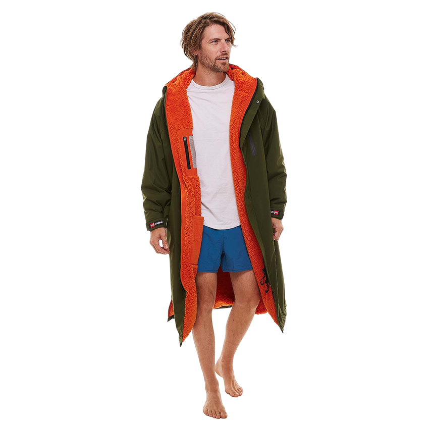 Men's Long Sleeve Pro Change Robe EVO - Parker Green