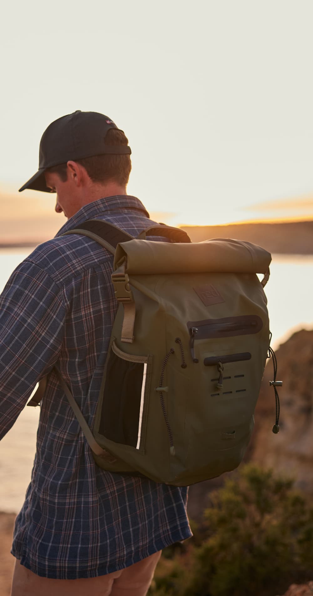 Red Equipment Adventure Waterproof Backpack 30L - Olive