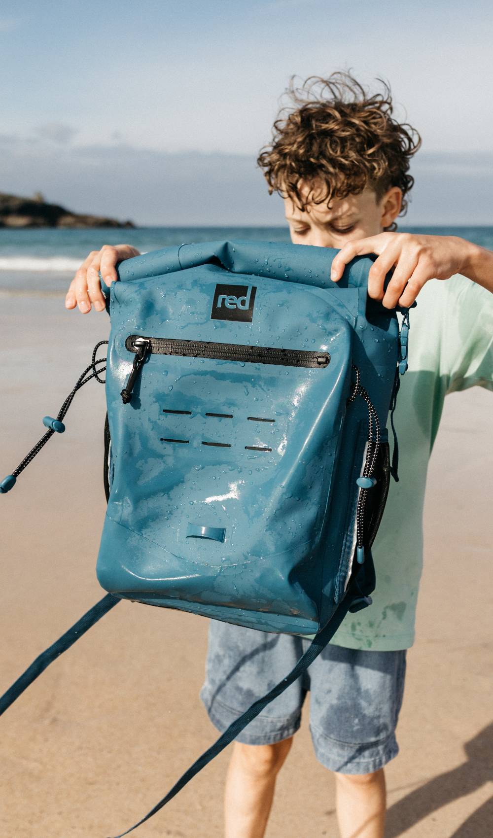 beach travel backpack Transparent Mesh Backpacks for School Kids, Beach, - Mesh See Through with Padded Straps Large Floats for Added Safety Aloha Collection Watercolor Hau Backpack
