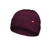 Flow Organic Cotton Beanie Hat - Rich Burgundy