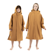 Kids’ Long Sleeve Dry Waterproof Changing Robe Alter EVO Pro - Caramel