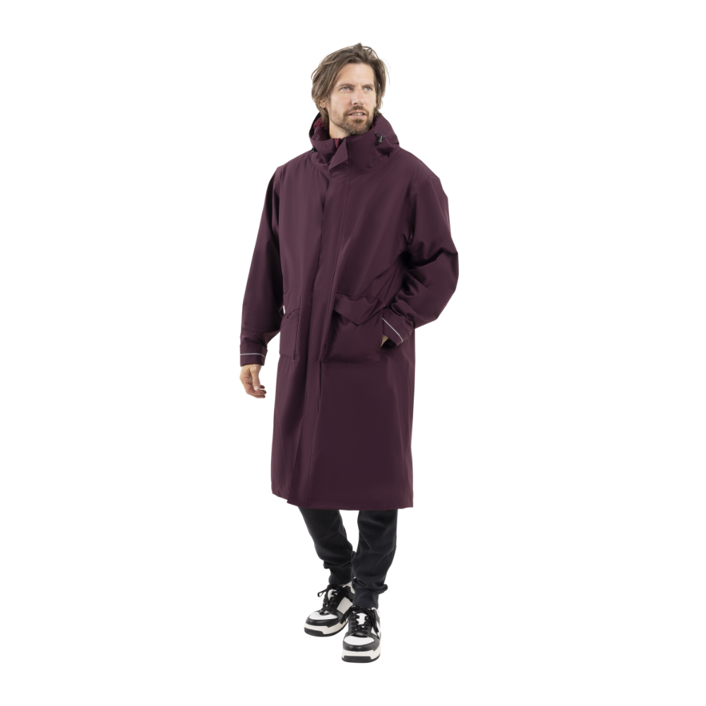 Men's EVO Pro Slimline Waterproof Parka Jacket - Rich Burgundy