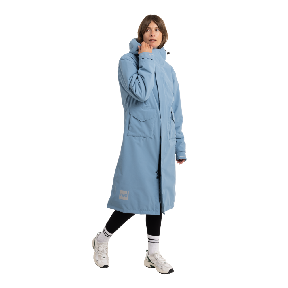Women's EVO Pro Slimline Waterproof Parka Jacket - Alpine Blue