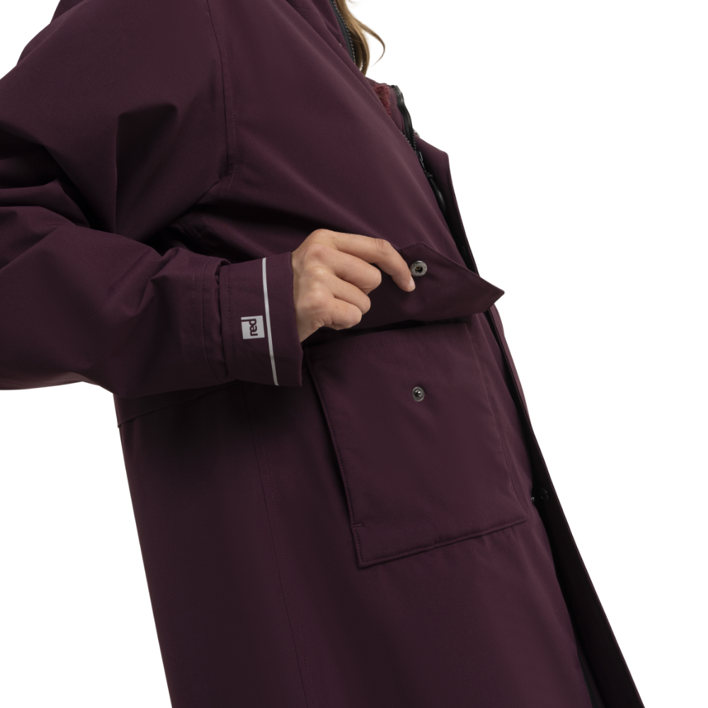Women's EVO Pro Slimline Waterproof Parka Jacket - Rich Burgundy