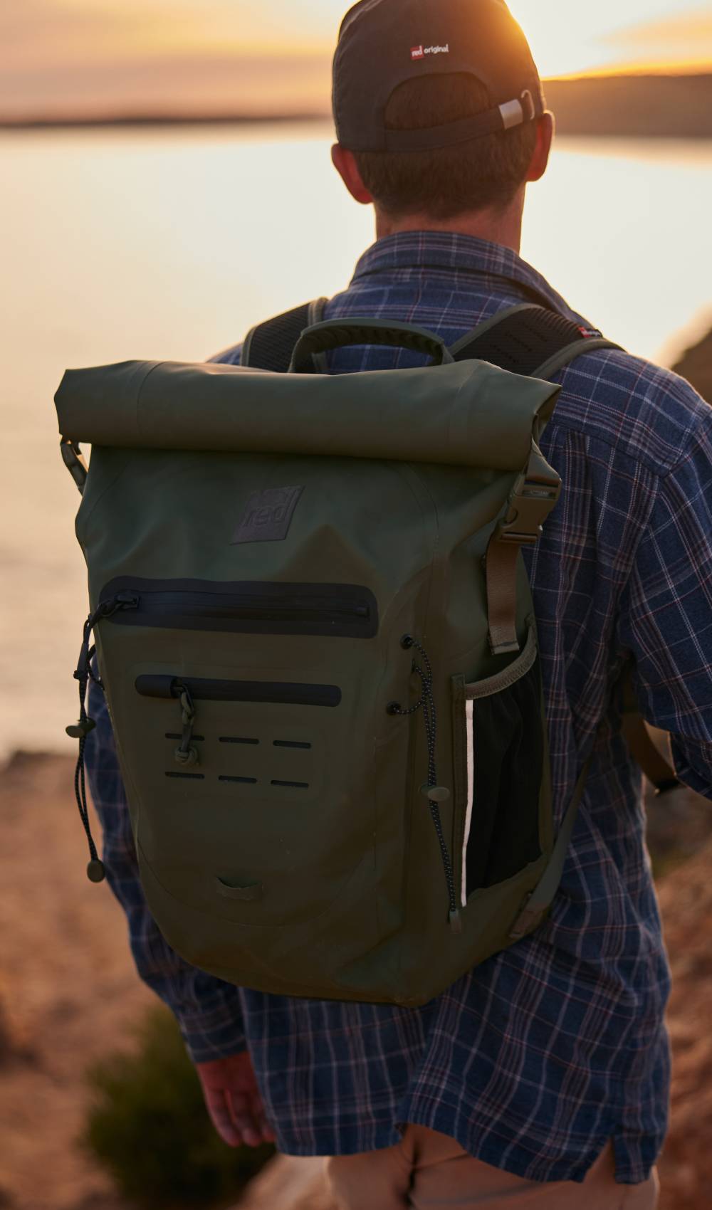 30l backpack sports bag for camping traveling hiking trekking green Red Equipment Apex Waterproof Backpack 30L