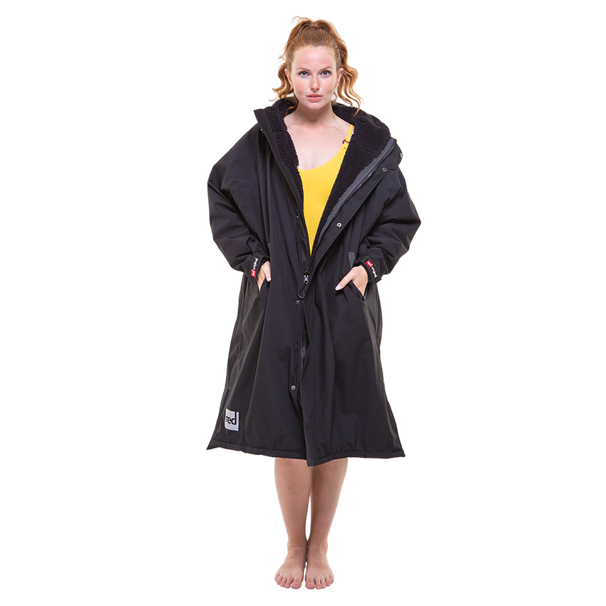 Women's Long Sleeve Pro Change Robe EVO - Stealth Black