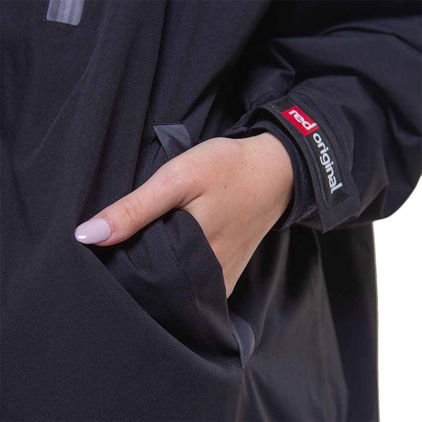 Women's Long Sleeve Pro Change Robe EVO - Stealth Black