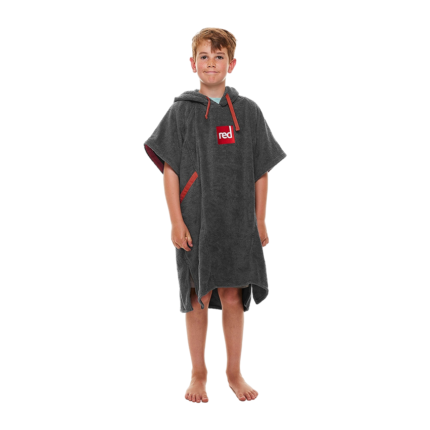 Grey Kids Robe Kids Towelling Change Robe - Grey – Red Equipment USA