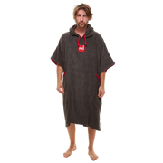 Men's Towelling Change Robe - Grey