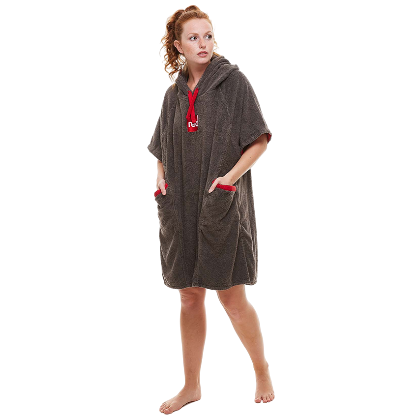 Red Equipment Women's Towelling Change Robe - Grey – Red Equipment USA
