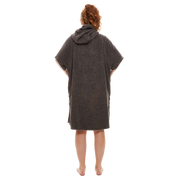 Women's Towelling Change Robe - Grey