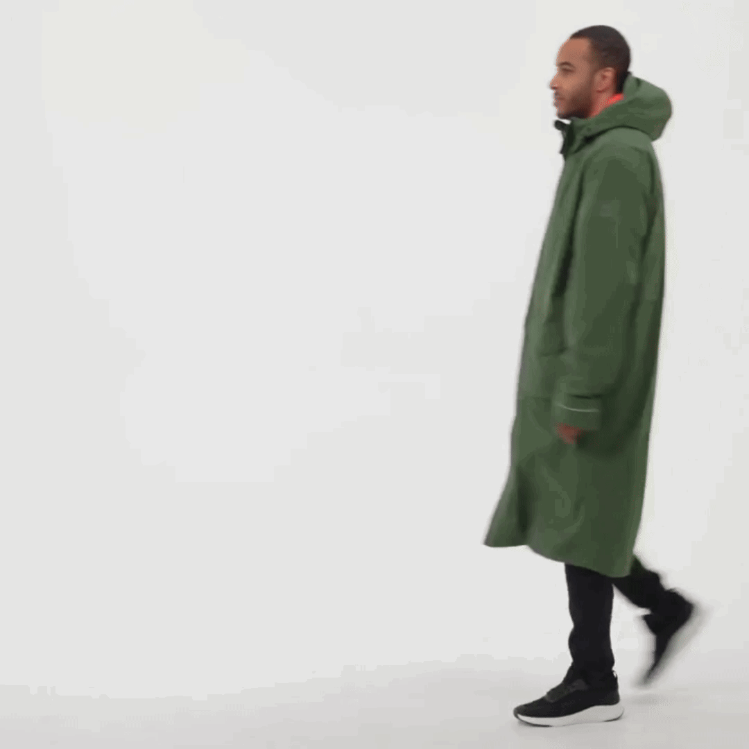 Men's EVO Pro Slimline Waterproof Parka Jacket - Forest Green