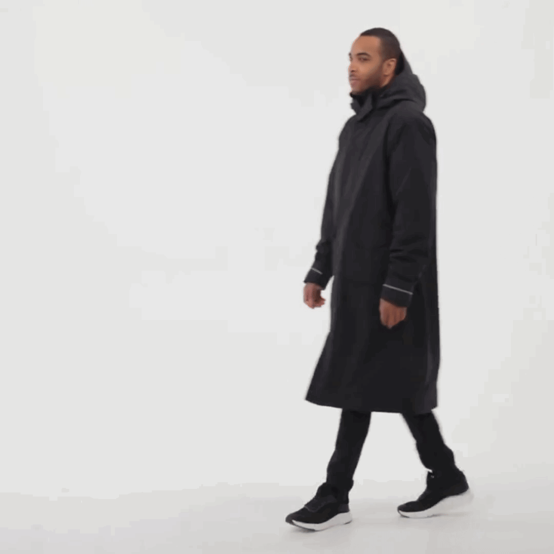 Men's EVO Pro Slimline Waterproof Parka Jacket - Stealth Black