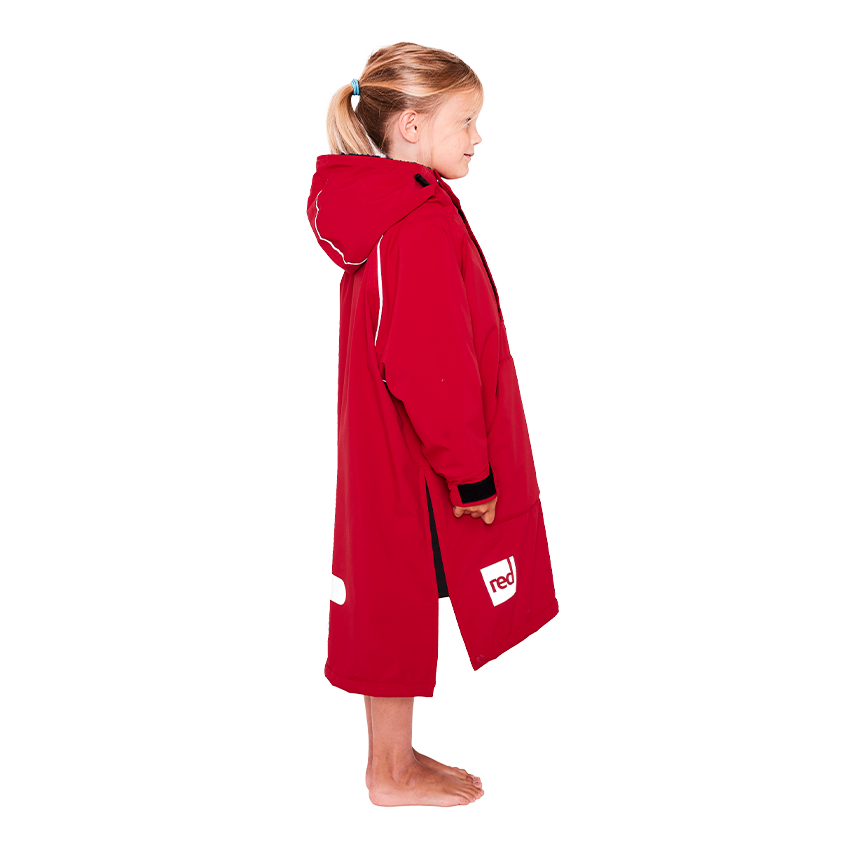 Kids Dry Poncho - Red