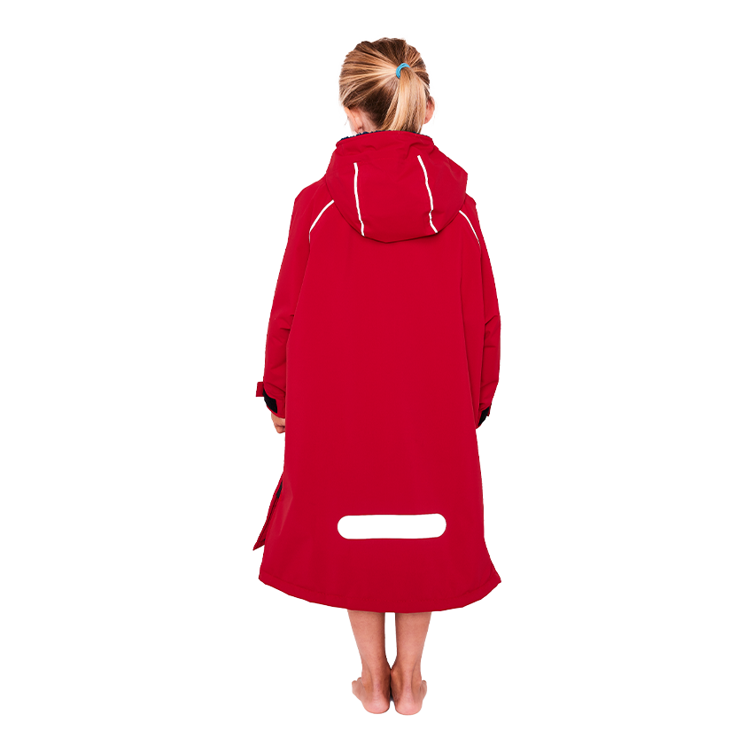 Kids Dry Poncho - Red