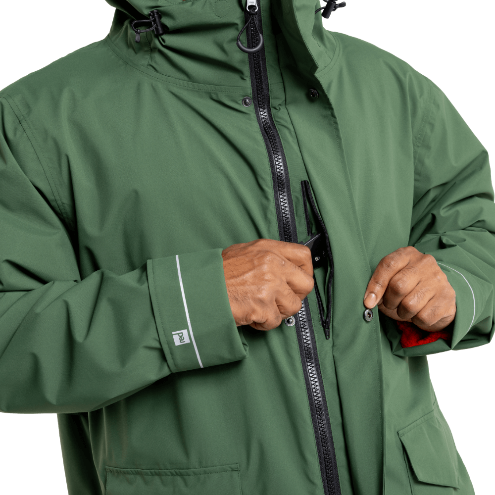 Men's EVO Pro Slimline Waterproof Parka Jacket - Forest Green