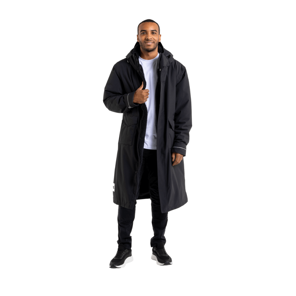 Men's EVO Pro Slimline Waterproof Parka Jacket - Stealth Black