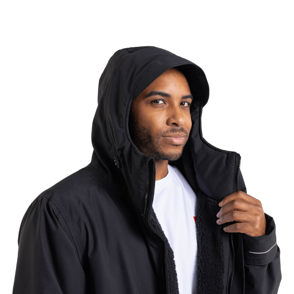 Men's EVO Pro Slimline Waterproof Parka Jacket - Stealth Black