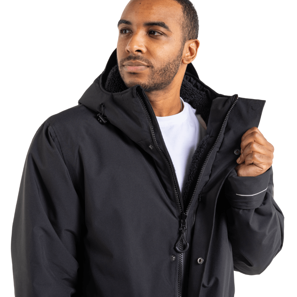 Men's EVO Pro Slimline Waterproof Parka Jacket - Stealth Black