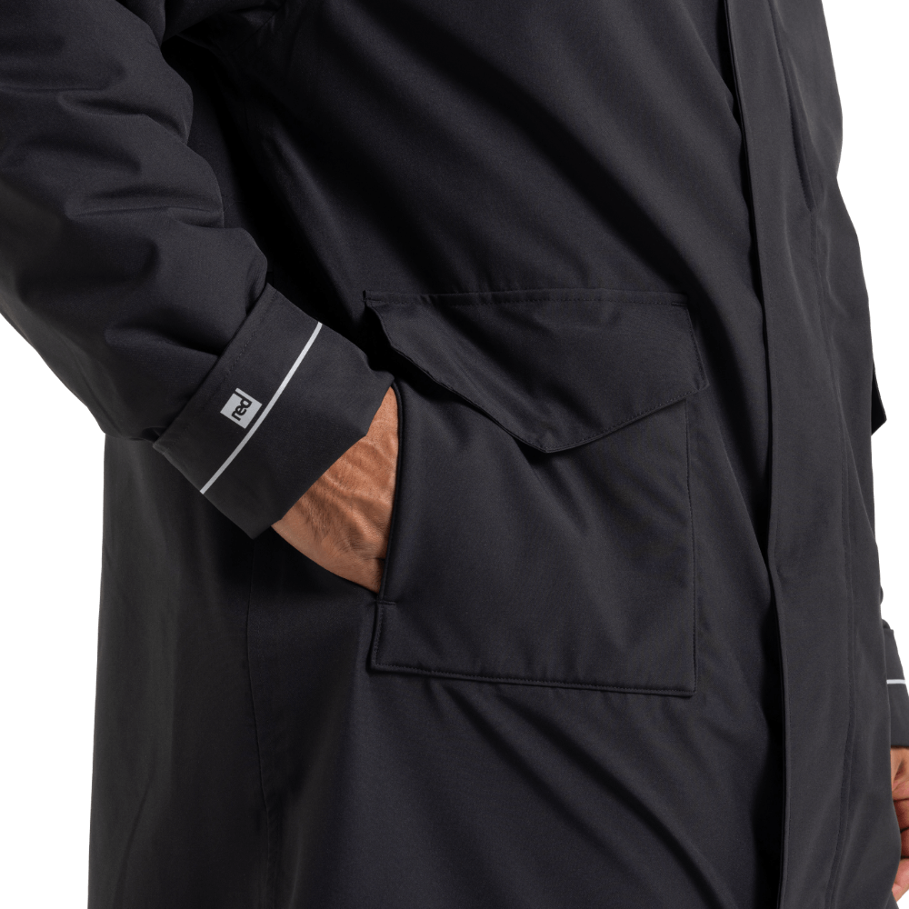 Men's EVO Pro Slimline Waterproof Parka Jacket - Stealth Black