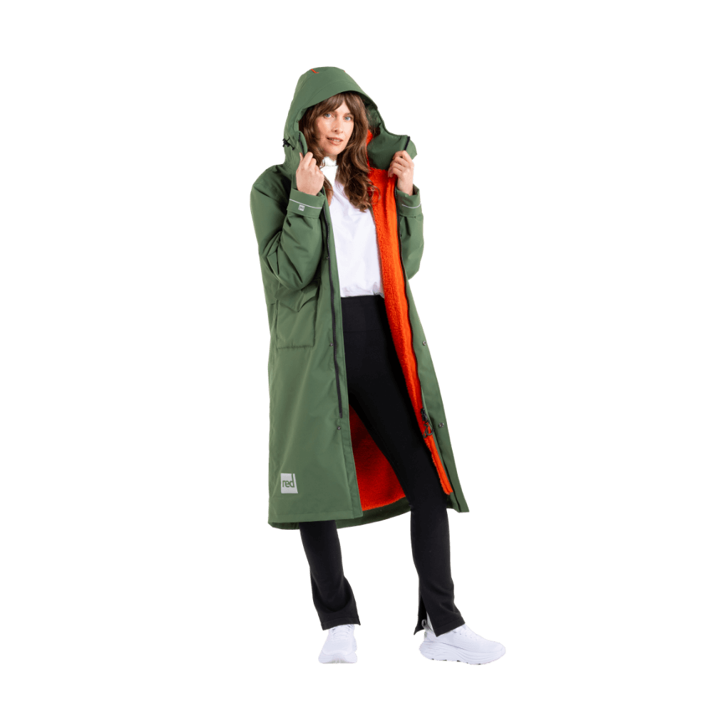 Women's EVO Pro Slimline Waterproof Parka Jacket - Forest Green
