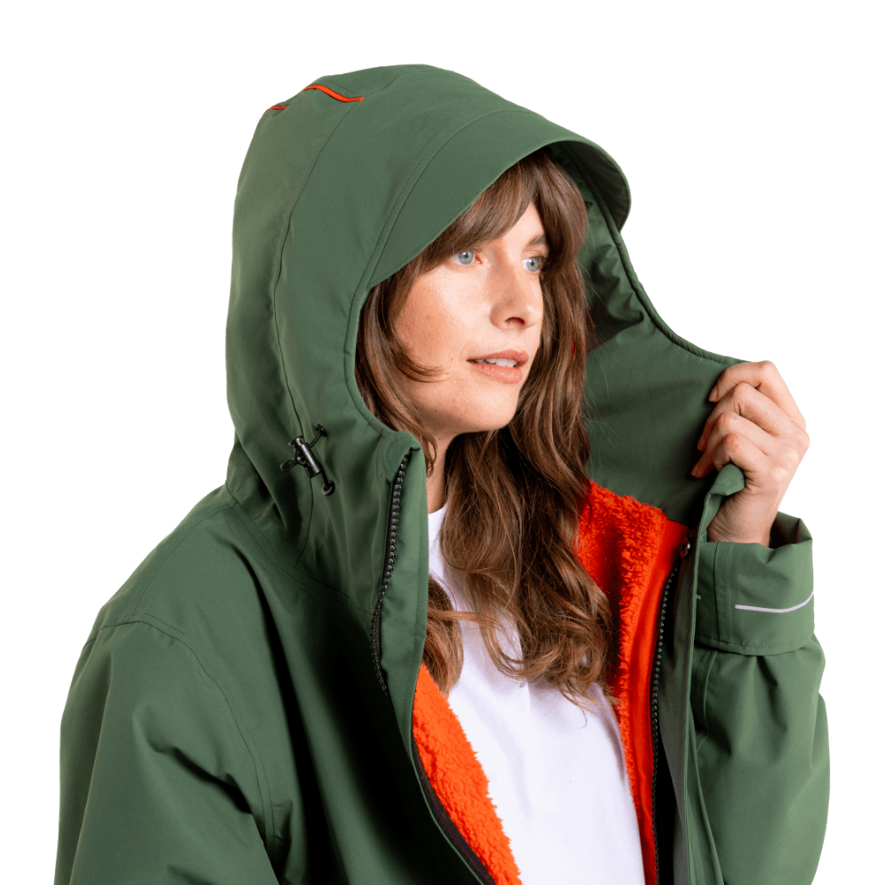Women's EVO Pro Slimline Waterproof Parka Jacket - Forest Green