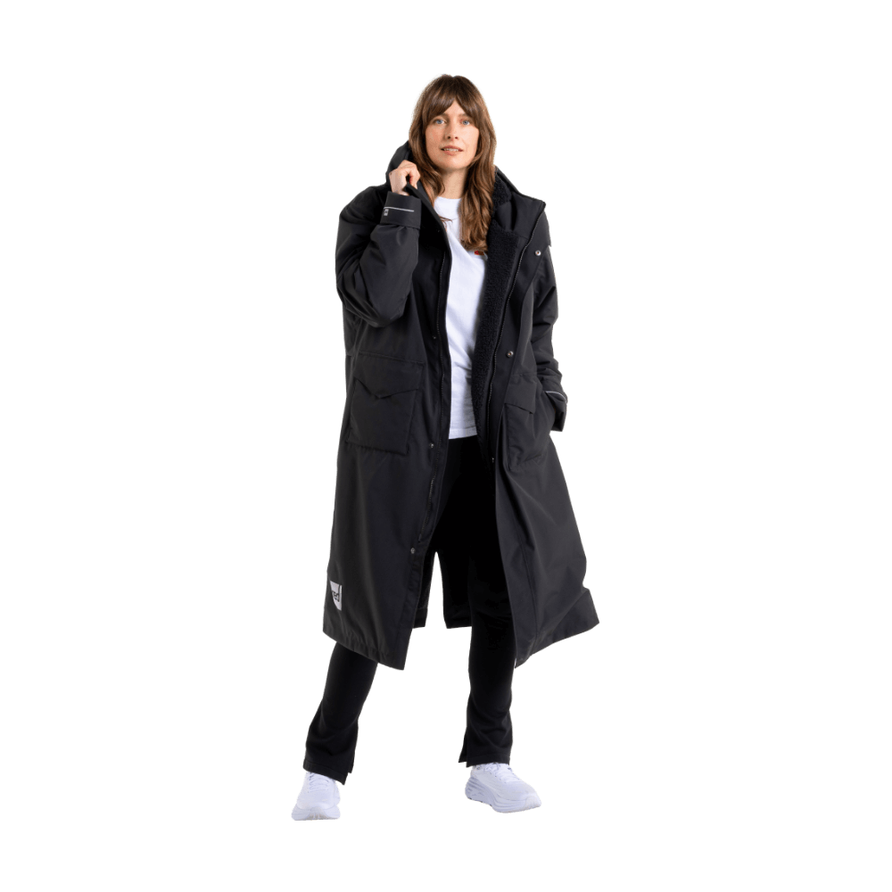 Women's EVO Pro Slimline Waterproof Parka Jacket - Stealth Black