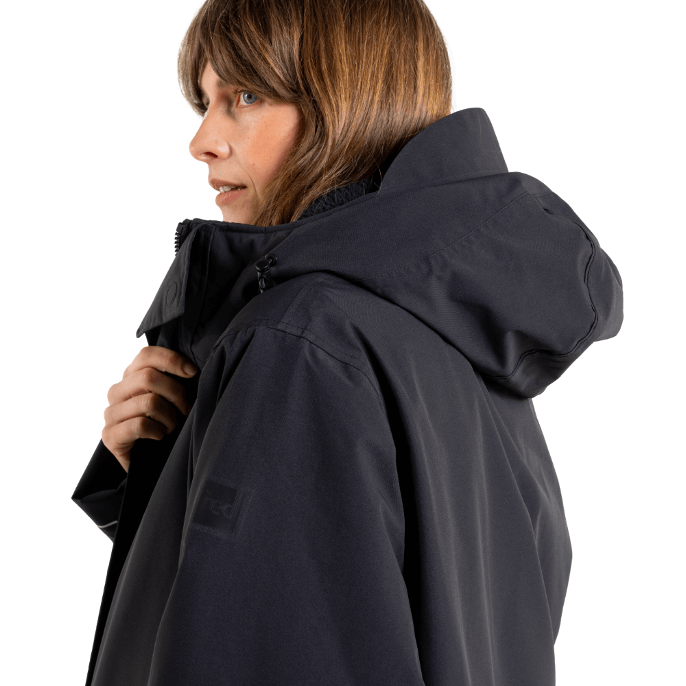 Women's EVO Pro Slimline Waterproof Parka Jacket - Stealth Black