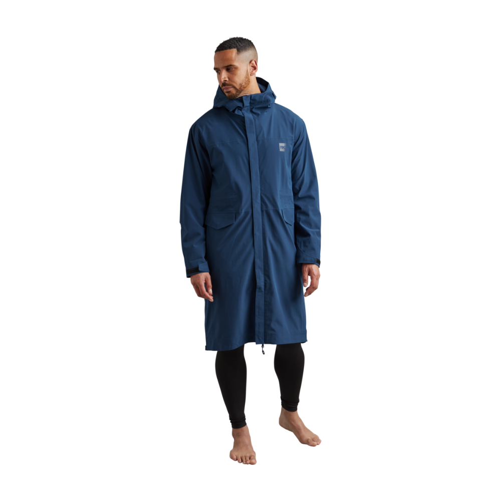 Men's Pursuit Waterproof Lightweight Changing Robe Jacket - Ocean Blue