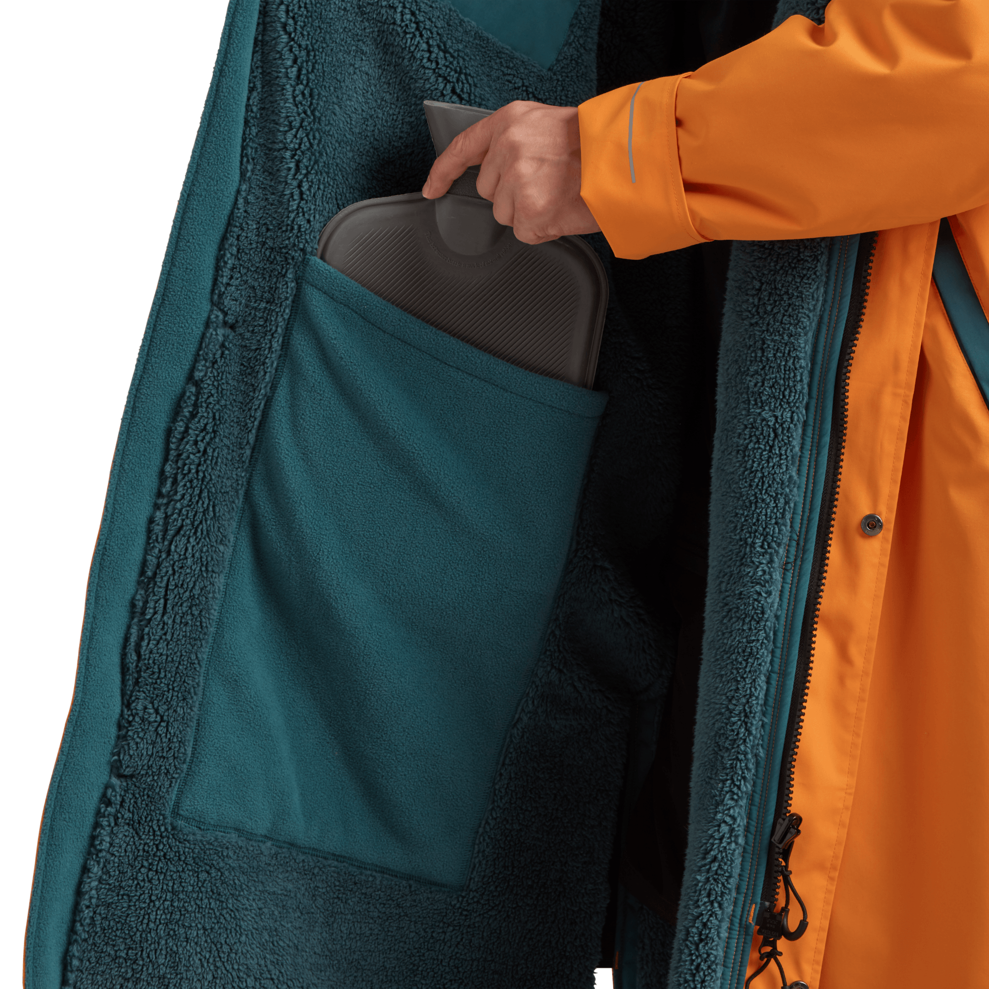 Men's Long Sleeve Waterproof Dry Changing Robe Alter Evo - Bitter Orange