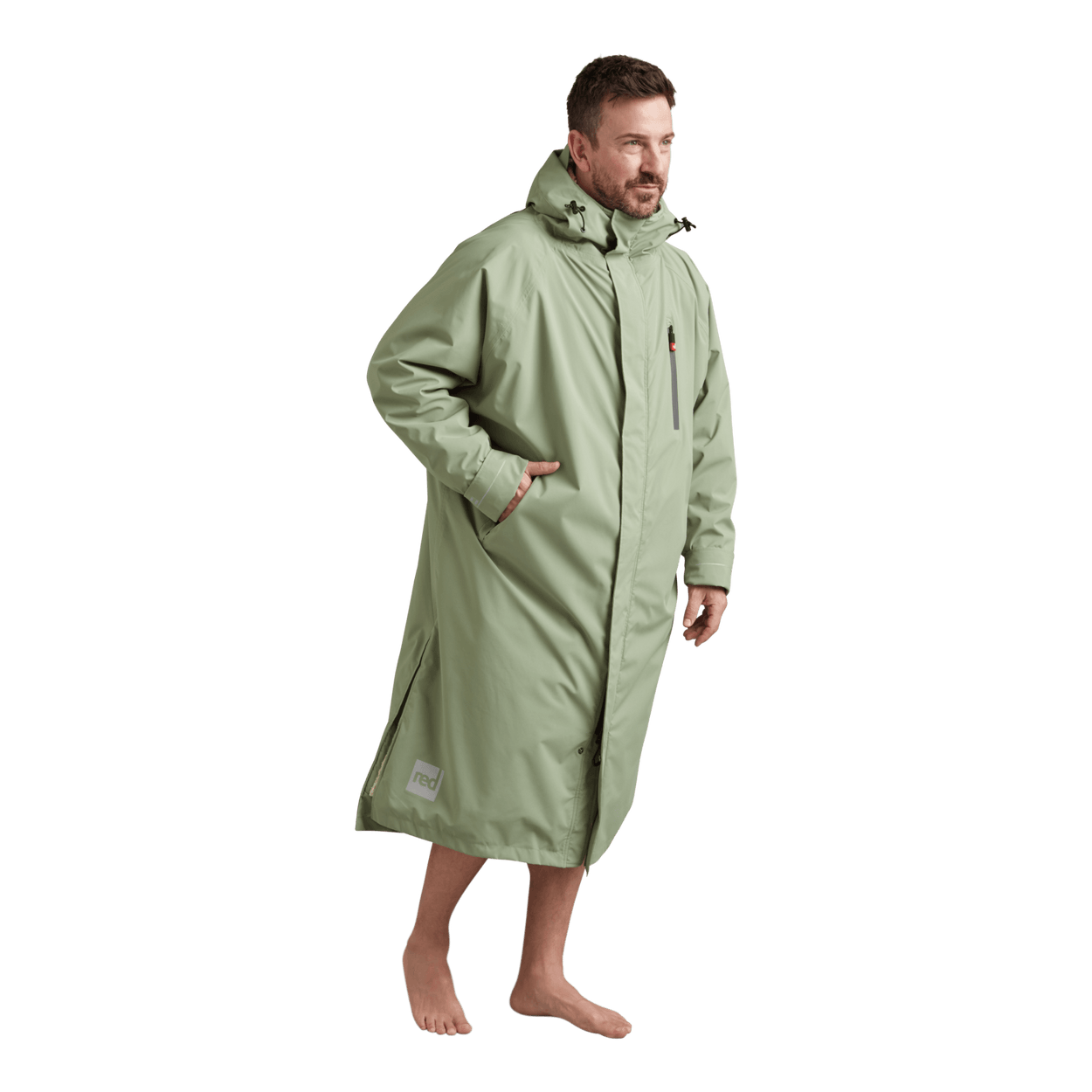 Men's Long Sleeve Dry Waterproof Changing Robe Alter EVO - Sage Green