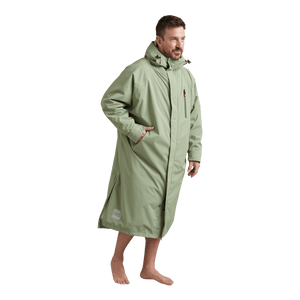 Men's Long Sleeve Waterproof Dry Changing Robe Alter Evo - Sage Green