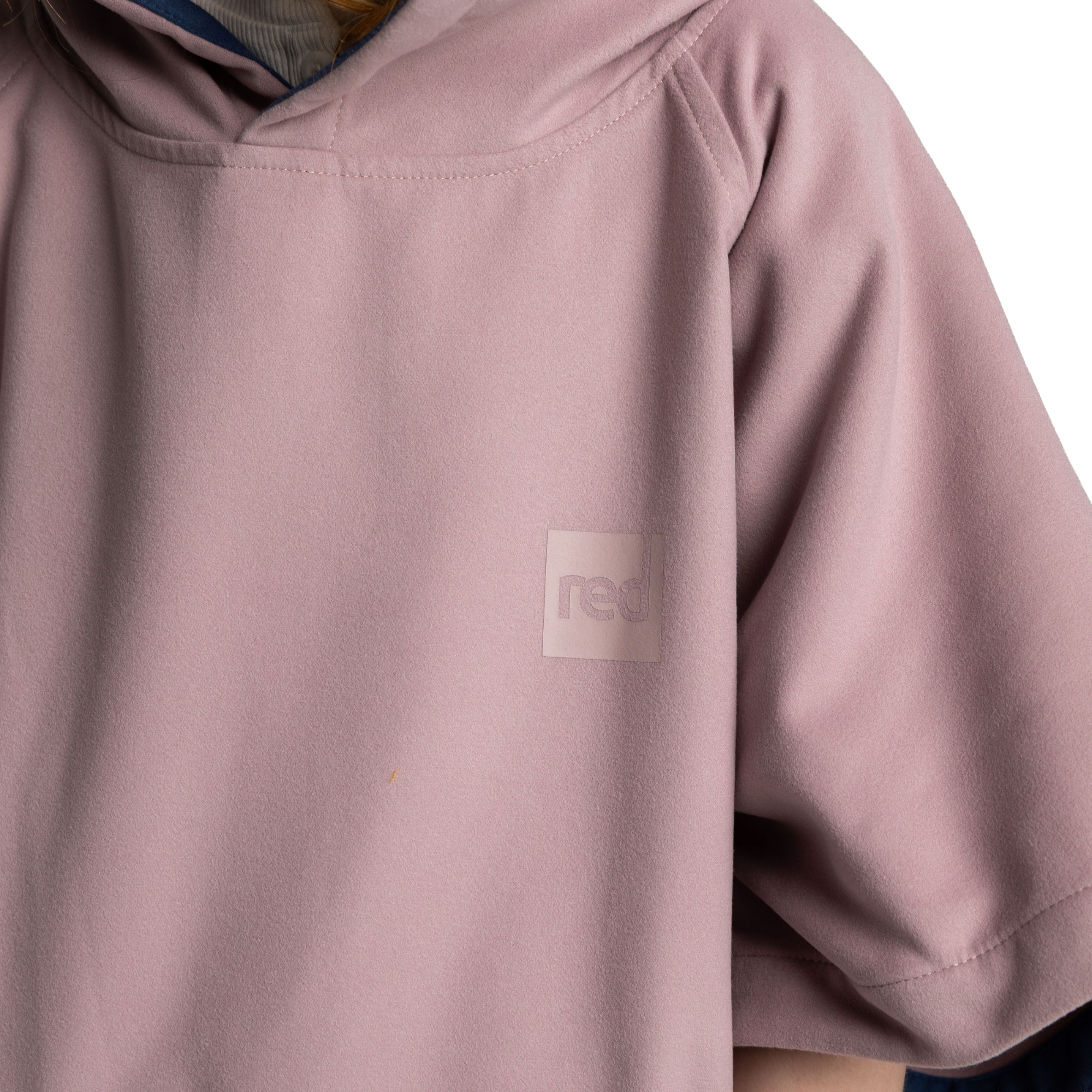 Kids' Quick Dry Microfibre Poncho Changing Robe - Salty Pink